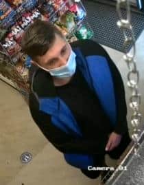 Police would like to speak to this man in connection with a burglary in Newbold
