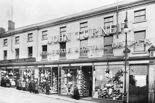 John Turner was a big name in Chesterfield down the years. This image shows their store on Packers Row in the 1900s.