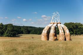 This sculpture at Chatsworth House will be set alight in a spectacular finale to the Radical Horizons: The Art of Burning Man exhibition.