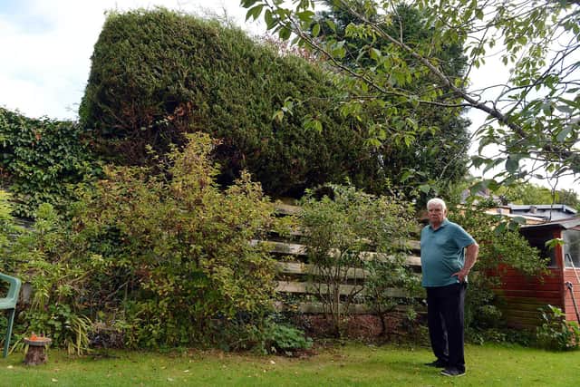 Brampton pensioner Michael McDermott has branded his neighbours "uncooperative to put it mildly"