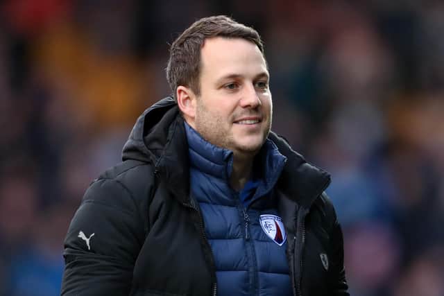 James Rowe leaves Chesterfield after 14 months in charge.