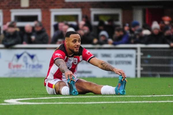 Montel Gibson was unsettled at Ilkeston and has moved back to Telford on loan.