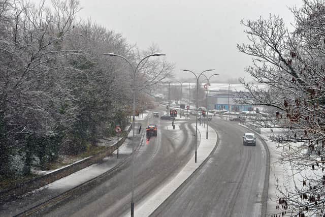 Chesterfield and Derbyshire have been gripped by a cold spell for the last few days.