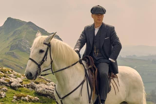 Cillian Murphy filmed his final scene as Thomas Shelby in Peaky Blinders near Chrome Hill in the Peak District (photo: BBC/Caryn Manderbach Productions)