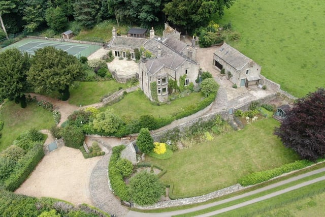 Moorseats Hall is believed to have been used by Charlotte Brontë as an inspiration for Jane Eyre - it dates back to the 1300s, has six bedrooms and is situated within just under 13 acres of gardens. It even has its own officially registered helicopter pad. Price on application. (https://www.zoopla.co.uk/for-sale/details/55726891)