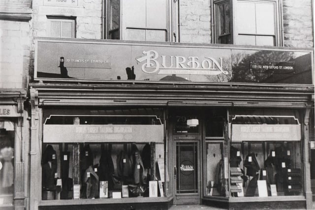 Burton menswear. This building has since been demolished and Lomas Foods now occupy the site