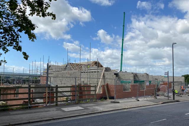 Work is progressing well on the new care home in Chesterfield.
