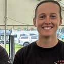 Lance Bombardier Abbie Robinson Wyss has made history by becoming the first female farrier in the British Army