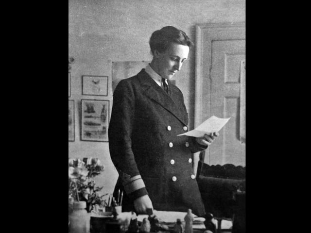 Women's Royal Naval Service. Dame Katharine Furse, GBE, RRC founder of the English Voluntary Aid Detachment.