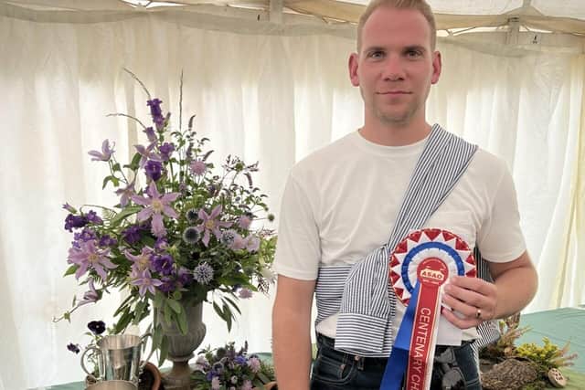 Nathan Cole wins 'Best in Show' at Ashover Show 2023.