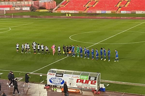 Chesterfield were defeated at Gateshead on Monday night.
