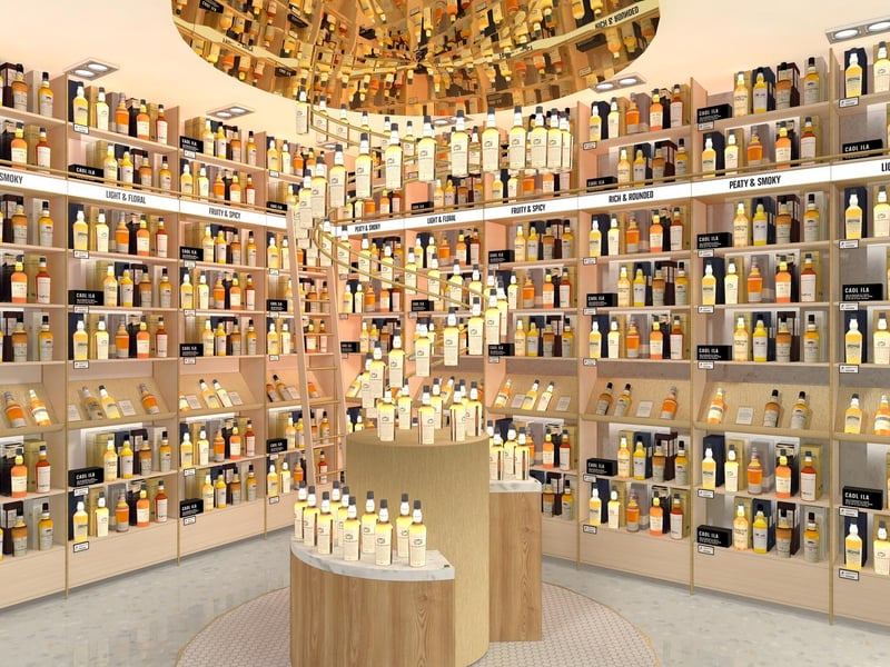 Guests will also be able to bottle their own exclusive liquid, only available at the Edinburgh shop.