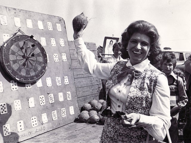 Patricia Phoenix (Corrie star) opened the Hillstown Gala at Bolsover in August 1983.