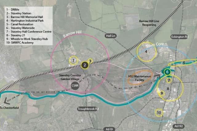 The Derbyshire Rail Industry Innovation Vehicle (DRIIVe) centre, will be located on land at the back of Barrow Hill Roundhouse and is one of the key aspects of the £25million Staveley Town Deal, from which is has been allocated £3.735m funding.