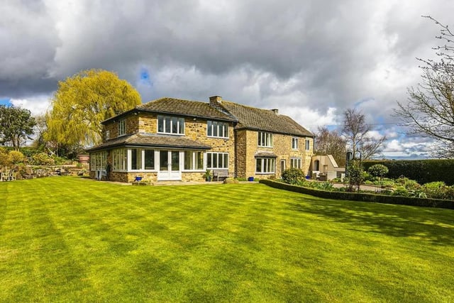 This immaculately maintained detached property in Dronfield has underfloor heating in every room, four bedrooms and a stable. To buy it, you'd be looking at a price of £2,200,000.