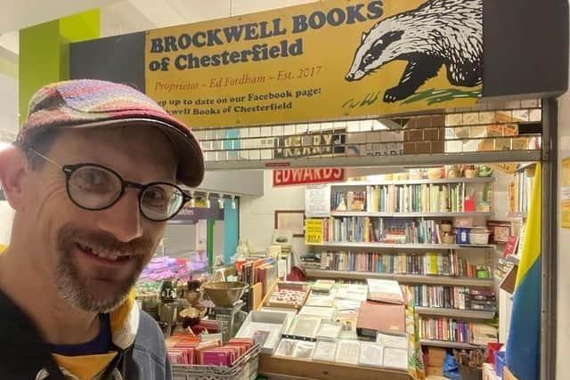 Brockwell Books of Chesterfield moved into a unit in the Market Hall last year after several years of business from an open air stall.
