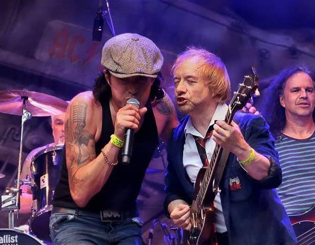 Tribute act AC/DC UK will be performing at Rail Ale Rock Night on Thursday, May 16, 2024 (photo: Big Rivers)