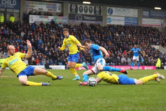 Alex Whittle gave Chesterfield the lead against Solihull Moors.