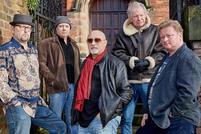 Lol Goodman Band play at Real Time Live, Chesterfield, on May 18, 2023.