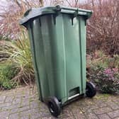 An Example Of A Council Roadside Green Waste Collection Bin