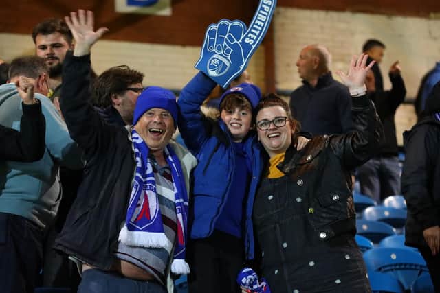 Chesterfield fans enjoyed the win against Halifax.