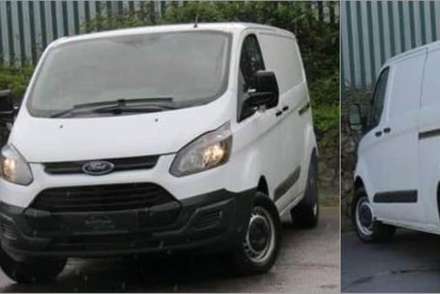 Derbyshire police released this image yesterday (September 8) of a white Transit Custom van, similar to the one seen in the area at the time of the burglary