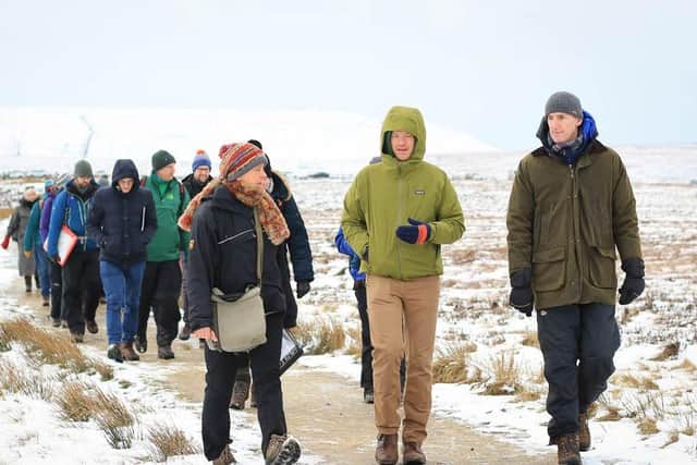 Conservationists from the United States joined Peak District teams to learn more about international conservation ambitions for ‘30by30’. (Photo: Tom Marshall/Peak District National Park)