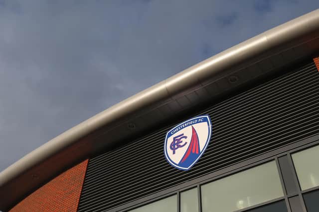 Chesterfield fans are not allowed in the Technique Stadium due to the current coronavirus regulations.