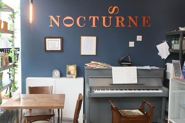 Nocturne Coffee in the former Goddard's Music Shop in Higher Buxton. Photo Jason Chadwick