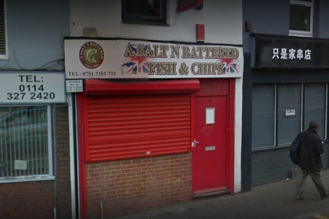 This chip shop with a punning name can be found on London Road.