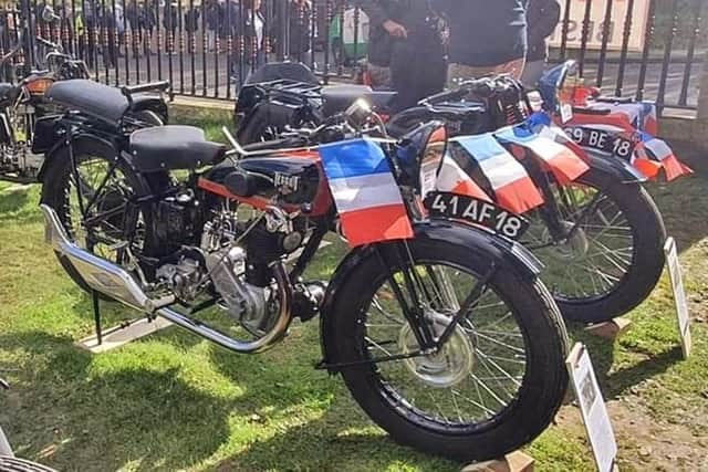 Best international and best pre-war motorcycles at a previous year's show.