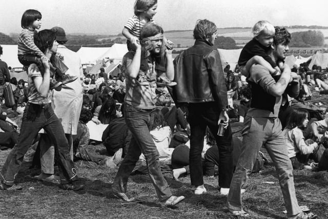 The Isle of Wight music festival at East Afton Farm, Freshwater, 27th August 1970. (Photo by Roger Jackson/Central Press/Getty Images)