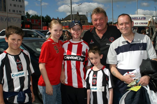 Blades fans got to catch up with Tony Currie at an Open Day