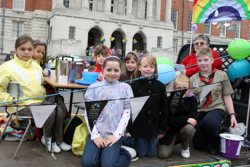 The Brownies float celebrated 100 years of Guiding.