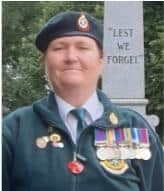 Cheryl Jones, a Rotherham based ex-servicewoman who served 22 years in the British Army.