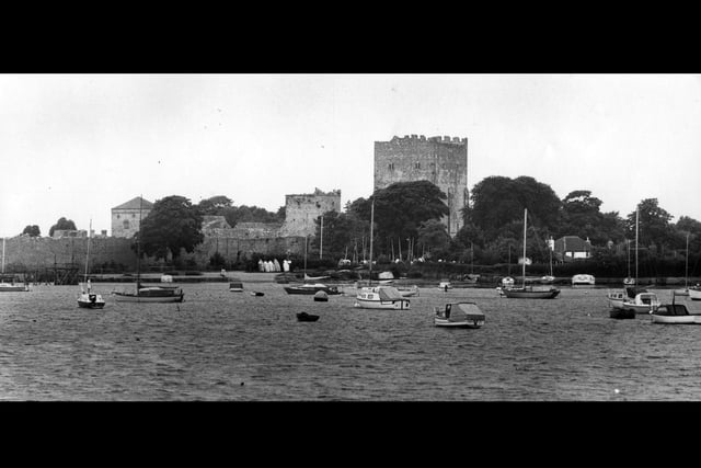 A view of Portchester Castle on July 13, 1984. The News PP3894