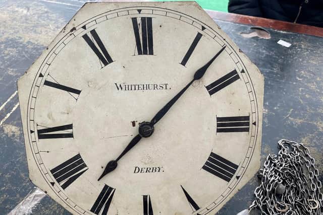 The Whitehurst of Derby wall clock