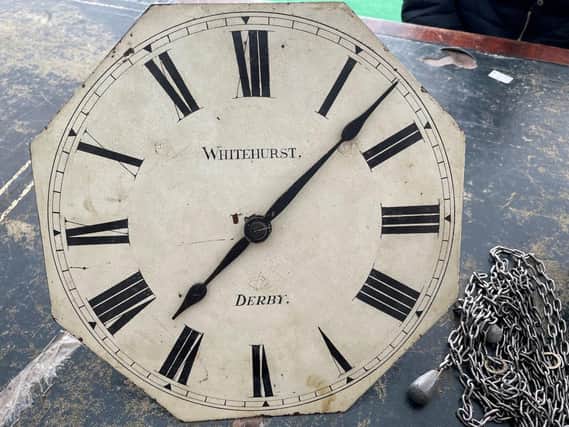 The Whitehurst of Derby wall clock