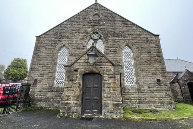 The former Congregational Chapel in Middleton will be offered for sale in an online auction on January 31, 2024.