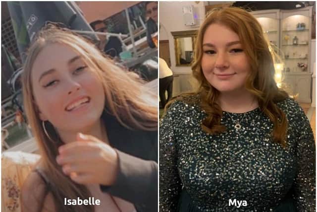 Police believe the girls may be travelling together. Photo: Derbyshire Police