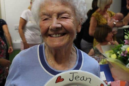 Jean Raynor, Chesterfield Royal Hospital's longest serving volunteer, who has passed away aged 91. Image: Chesterfield Royal Hospital, via Facebook.