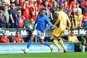 Remeao Hutton has had a fine start to the season for Chesterfield. Pic: Brian Eyre