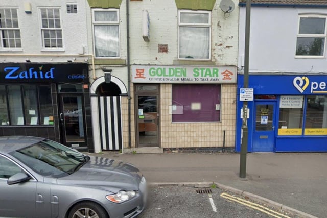 Golden Star was awarded a Food Hygiene Rating of 2 (Improvement Necessary) by Chesterfield Borough Council on 3rd April 2023.