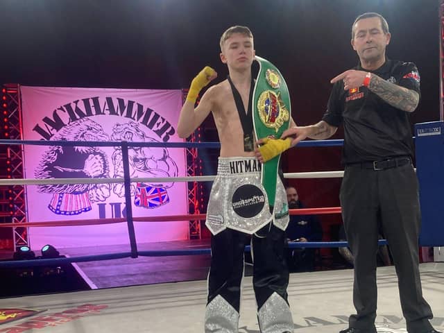 Harry Nutt, 14, from Ripley has claimed the ISKA World Champion title in the under 45 kilogram weight category, while representing Great Britain at championships in Munich, Germany.