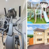 This mega-mansion has just gone on the market. (Photos courtesy of Zoopla)