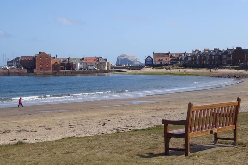 A picture of the beach at North Berwick taken by Audrey Doull.