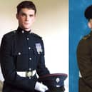 Private Damian Wright (left) from Mansfield and Private Ben Ford (right) from Chesterfield.