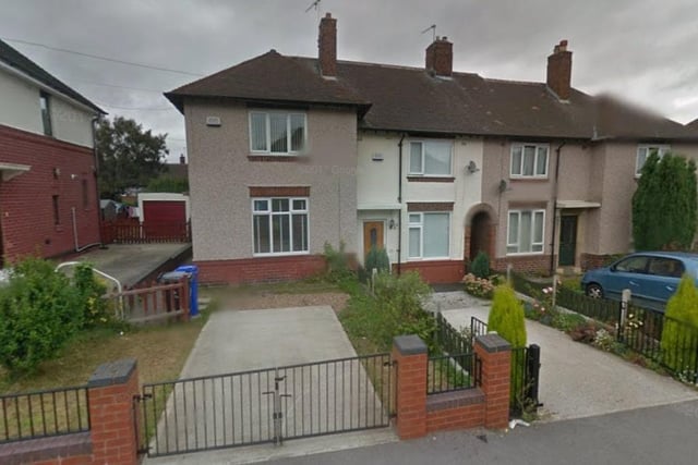 This terraced property fetched £55,000 in January.