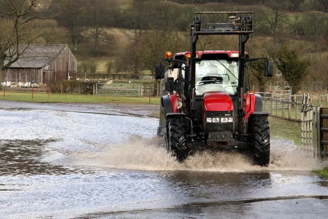 The Environmental Agency has warned homes, roads and farmland in Bakewell could flood.