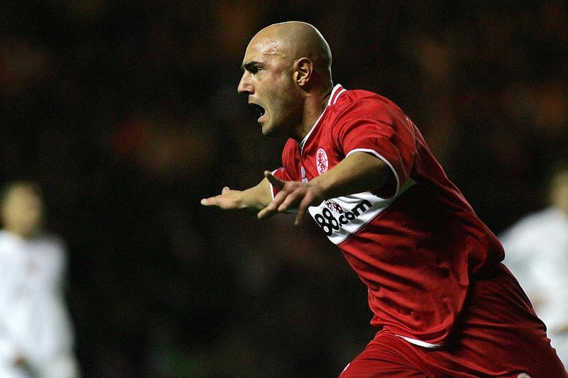 The hero of the night. Maccarone, 41, only retired at the end of last season after a spell with Italian third-tier side Carrarese.